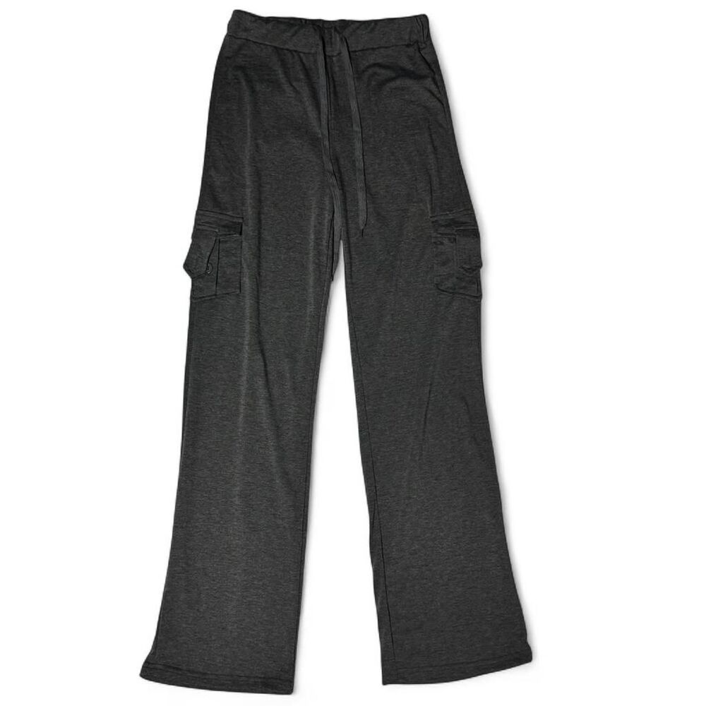 Dark Gray Basic Cargo Pants Women’s Size Small